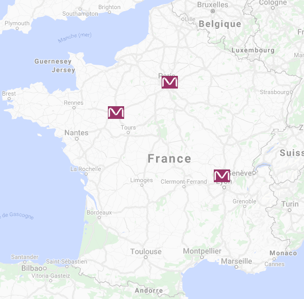 Carte Clubs Utilisateurs MEDIANE 2019