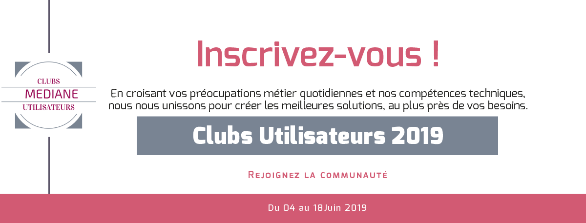 clubs utilisateurs 2019